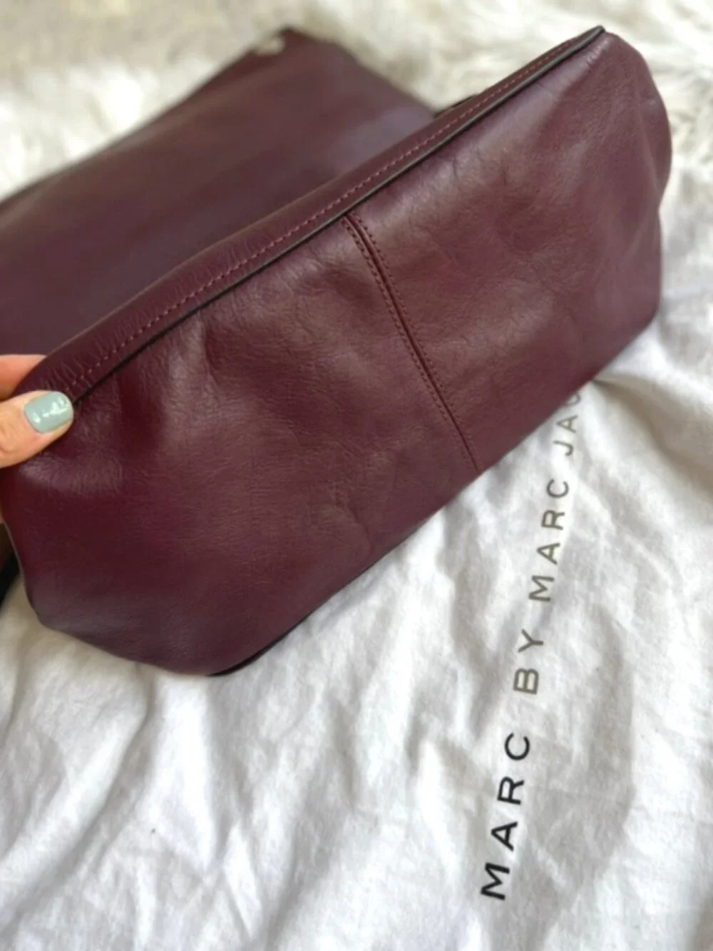 Marc Jacobs Leather Satchel Shoulder Bag
